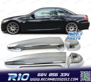 CARCASA TIRADOR PUERTA BMW E92 E93 1ER E81 E82 E88 CROMO