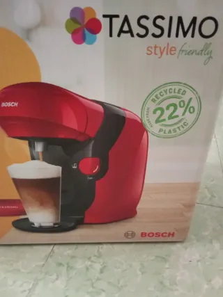 Cafetera Tassimo Bosch Roja