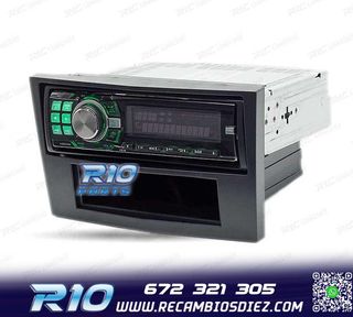 MARCO NEGRO RADIO 1-DIN PARA OPEL ASTRA H DAEWOO CORSA D ZAF