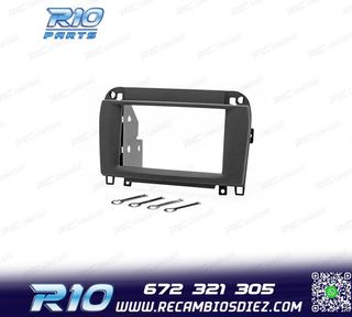 MARCO NEGRO RADIO 2-DIN MERCEDES W220 CLASE S
