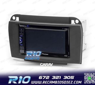 MARCO NEGRO RADIO 2-DIN MERCEDES W220 CLASE S