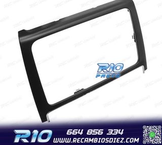 MARCO NEGRO RADIO 2-DIN PARA VOLKSWAGEN VW POLO 14+