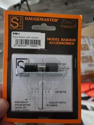 Motor Desvío Gaugemaster PM1 con Interruptor