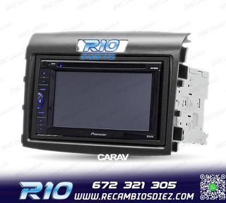 MARCO NEGRO RADIO 2-DIN PARA HONDA CR-V 12-17