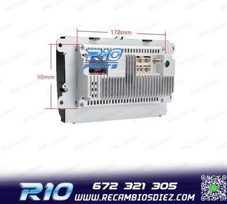 RADIO GPS ANDROID 14 PARA VOLKSWAGEN VW SEAT SKODA LCD TACTI