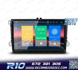 RADIO GPS ANDROID 14 PARA VOLKSWAGEN VW SEAT SKODA LCD TACTI