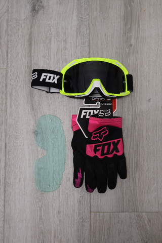 Pack FOX: Gafas + Guantes + Lente Extra 156