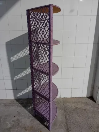 Estantería Esquinera Lila Bambú