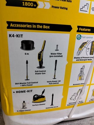 Kärcher K4 Premium Full Control Hidrolimpiadora de alta presión para exteriores 130 bar