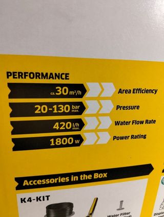 Kärcher K4 Premium Full Control Hidrolimpiadora de alta presión para exteriores 130 bar