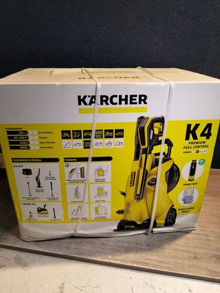 Kärcher K4 Premium Full Control Hidrolimpiadora de alta presión para exteriores 130 bar