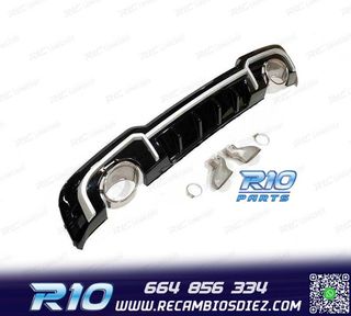 DIFUSOR AUDI A3 8V SPORTBACK S LINE 16-20 LOOK RS3 + COLAS E