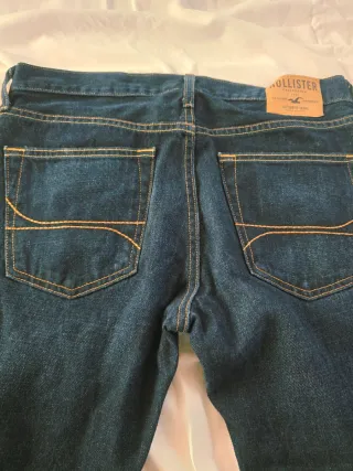 2 Pantalones Vaqueros Hollister Azules