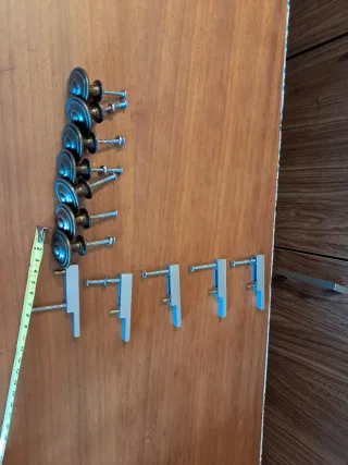 Tiradores de mueble vintage (lote)