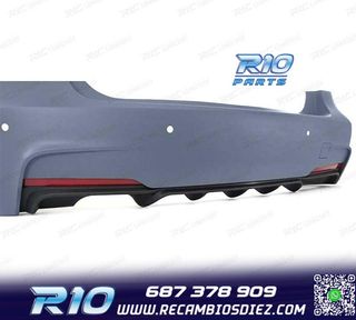 PARAGOLPES TRASERO BMW F30 LOOK M PERFORMANCE PDC DOBLE SALI