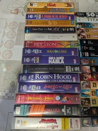 Lote de 15 Películas VHS Variadas
