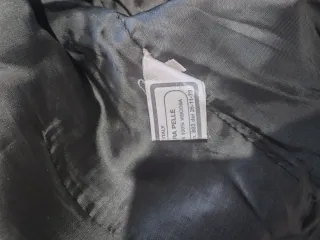 Chiodino vera pelle verde taglia M