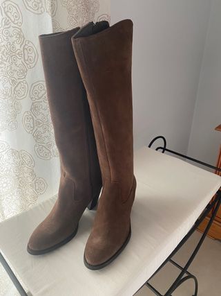 Botas de señora marrones
