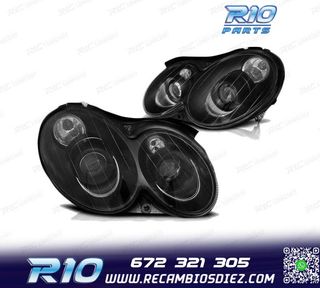 FAROS PARA MERCEDES CLK W209 03-10 NEGRO