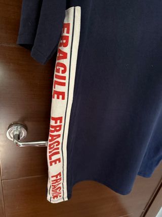 Vestido Zara azul con detalle lateral