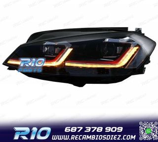 FAROS VOLKSWAGEN VW GOLF 7.5 17-19 FULL LED DINAMICOS LOOK G