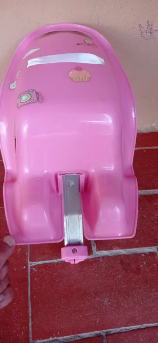 Portabebés para Bicicleta Rosa