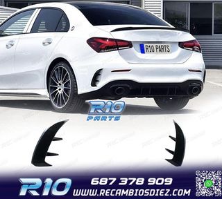 MOLDURAS TRASERAS MERCEDES W177 18- BERLINA LOOK AMG NEGRO B