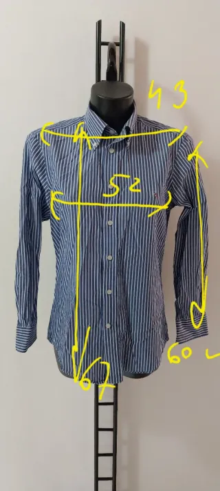 Camicia Harmont&Blaine righe blu/bianco