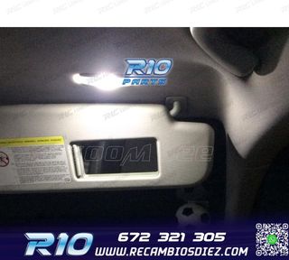 KIT 10 BOMBILLAS LED INTERIOR ACCESORIOS DE ASIENTO PARA SEA