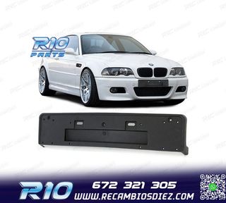 SOPORTE MATRICULA PARAGOLPES BMW E46 LOOK M3 98-05
