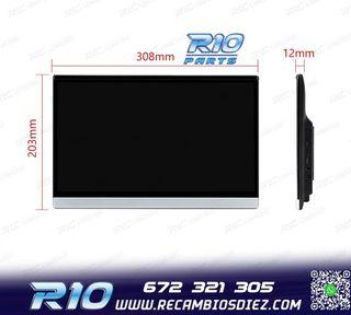 PANTALLA REPOSACABEZAS MULTIMEDIA DE 13,3 "