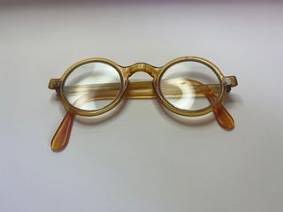 Gafas Vintage Redondas Marrón Canela