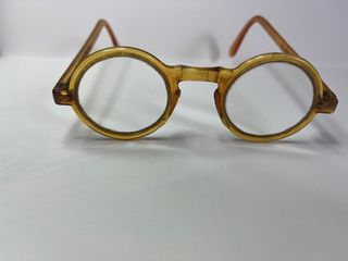 Gafas Vintage Redondas Marrón Canela