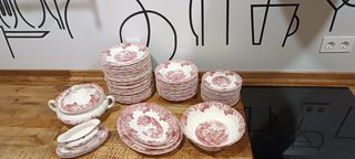 Vajilla La Cartuja 202 Rosa