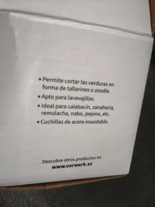 Cortador espiral Vorwerk Thermomix