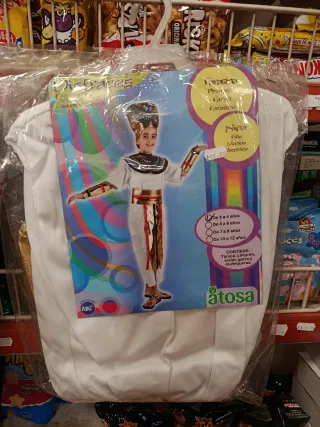 Disfraz de faraona para niña