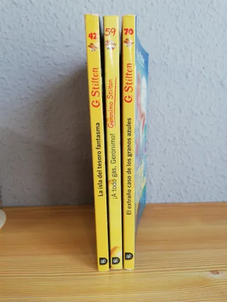 Pack de 3 libros de Gerónimo Stilton.