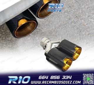 COLA ESCAPE DCH BMW LOOK M PERFORMANCE DORADO CARBONO