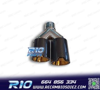 COLA ESCAPE DCH BMW LOOK M PERFORMANCE DORADO CARBONO