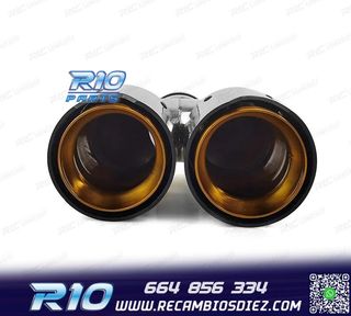 COLA ESCAPE DCH BMW LOOK M PERFORMANCE DORADO CARBONO