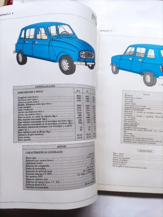 Renault 4,4F,6 TL,8 Guía tasaciones 1978