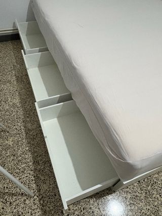 Cama Matrimonio Cabecero Somier Ikea