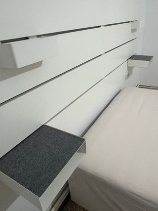 Cama Matrimonio Cabecero Somier Ikea