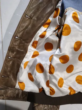 Bomber donna S trapuntata bottoni oro