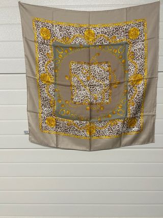 Foulard Celine Paris Beige e Oro