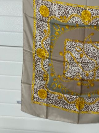 Foulard Celine Paris Beige e Oro