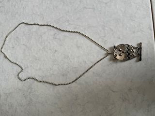 Collana con Pendente Gufo Portafortuna