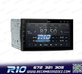 RADIO GPS ANDROID 8.1 7" OCTA-CORE 2DIN MULTIMEDIA PANTALLA