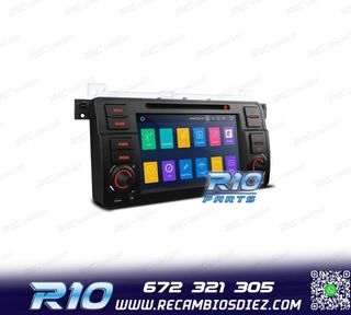 RADIO GPS ANDROID 13 BMW SERIE 3 E46 PANTALLA TÁCTIL 7"