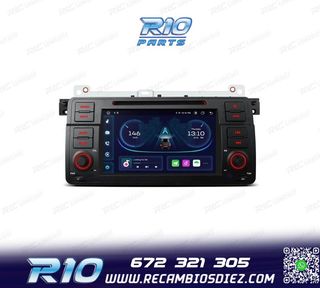 RADIO GPS ANDROID 13 BMW SERIE 3 E46 PANTALLA TÁCTIL 7"